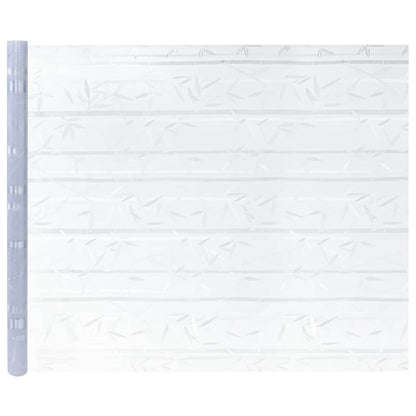 vidaXL Window Films 4 pcs Frosted Bamboo Pattern PVC 5