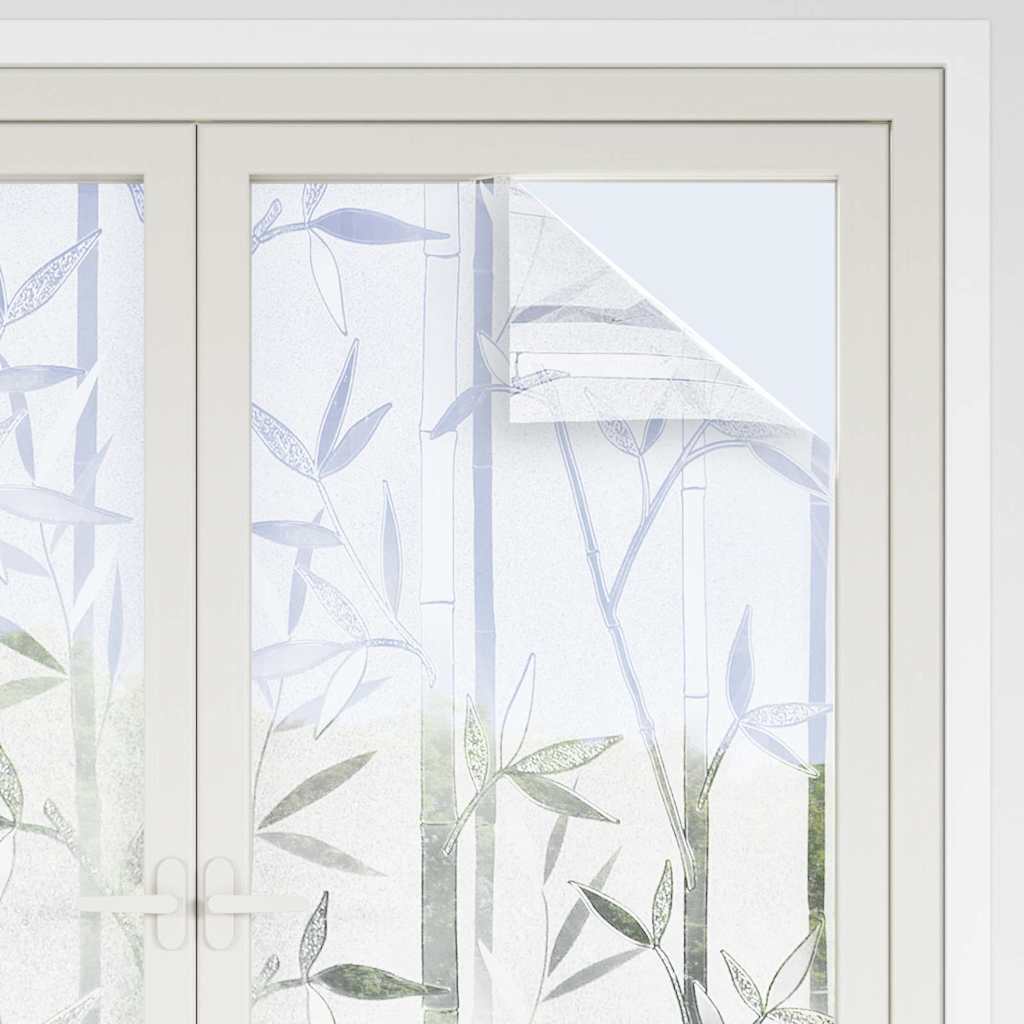 Window Films 4 pcs Pattern PVC Length 20 m Frosted bamboo 60 cm