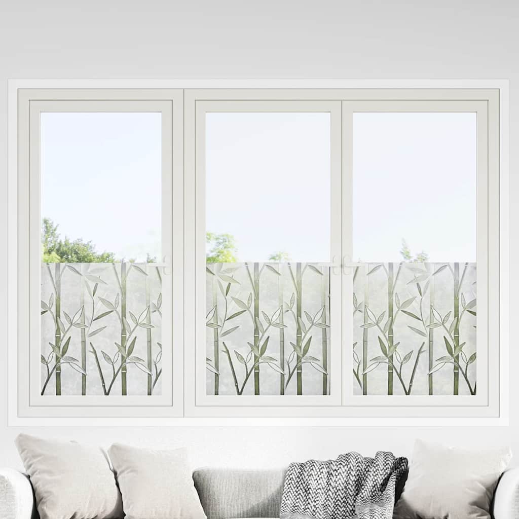 Window Films 4 pcs Pattern PVC Length 20 m Frosted bamboo 60 cm