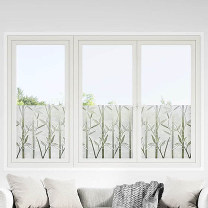 Window Films 4 pcs Pattern PVC Length 20 m Frosted bamboo 60 cm