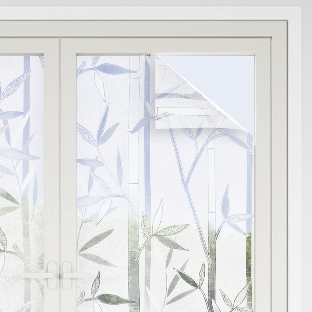 Window Films 4 pcs Pattern PVC Length 20 m Frosted bamboo 90 cm