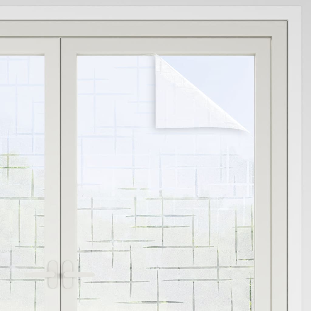 vidaXL Window Films 4 pcs Frosted Star Pattern PVC 3