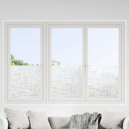 vidaXL Window Films 4 pcs Frosted Star Pattern PVC 1