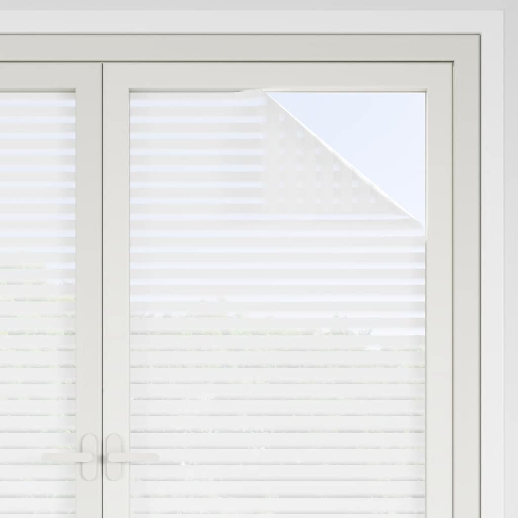 Window Films 4 pcs Pattern PVC Length 20 m Frosted stripes 90 cm