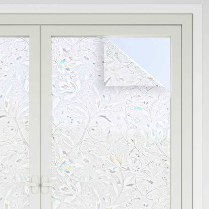 vidaXL Window Films 4 pcs Frosted Flower Pattern PVC 3