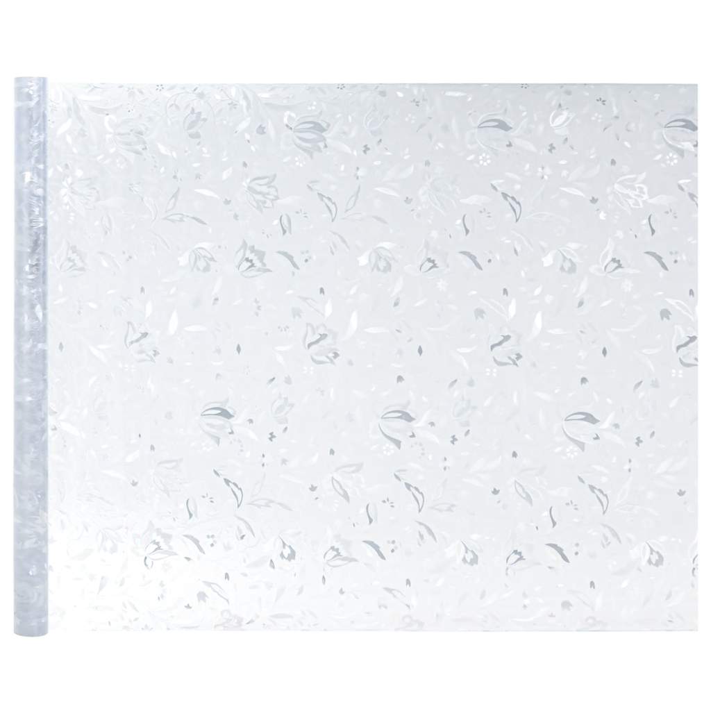 vidaXL Window Films 4 pcs Frosted Flower Pattern PVC 4