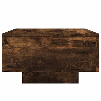 vidaXL Coffee Table Smoked Oak 55x55x31 cm Engineered Wood 5