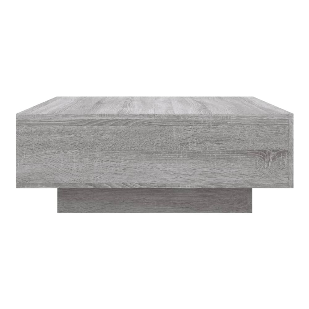 Coffee Table 80x80x31 cm Engineered Wood Grey sonoma