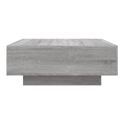 Coffee Table 80x80x31 cm Engineered Wood Grey sonoma
