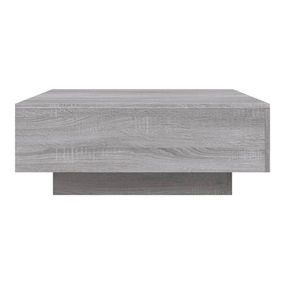 Coffee Table 80x80x31 cm Engineered Wood Grey sonoma
