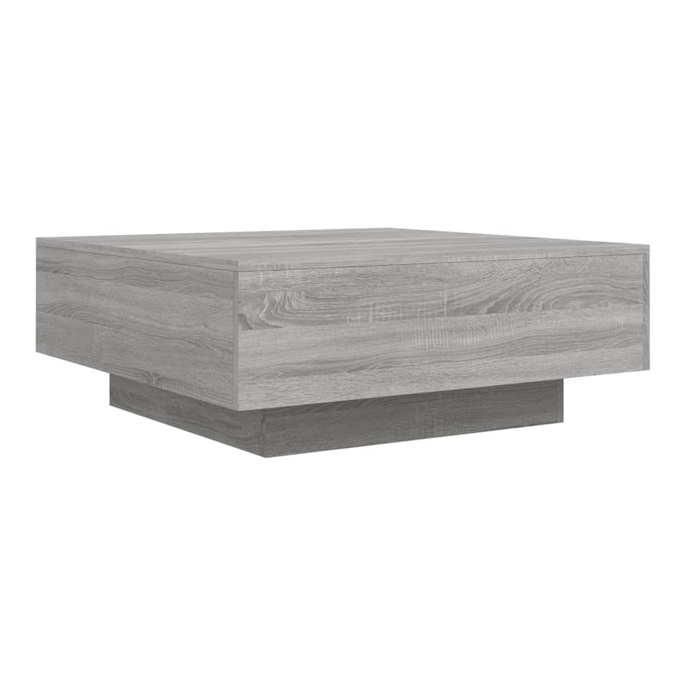 Coffee Table 80x80x31 cm Engineered Wood Grey sonoma