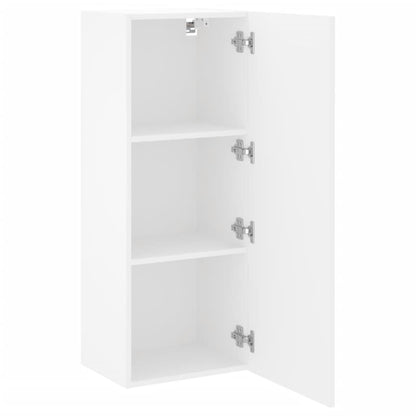 vidaXL TV Wall Cabinet White 40.5x30x102 cm Engineered Wood 6