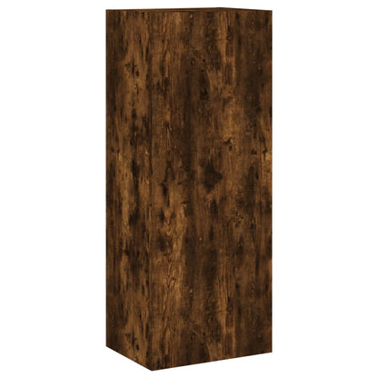vidaXL TV Wall Cabinet Smoked Oak 40.5x30x102 cm Engineered Wood 2