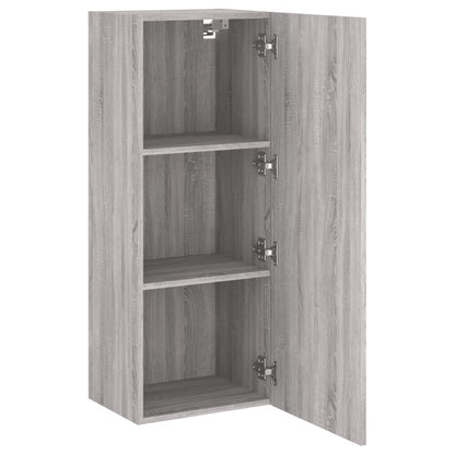 vidaXL TV Wall Cabinet Grey Sonoma 40.5x30x102 cm Engineered Wood 6