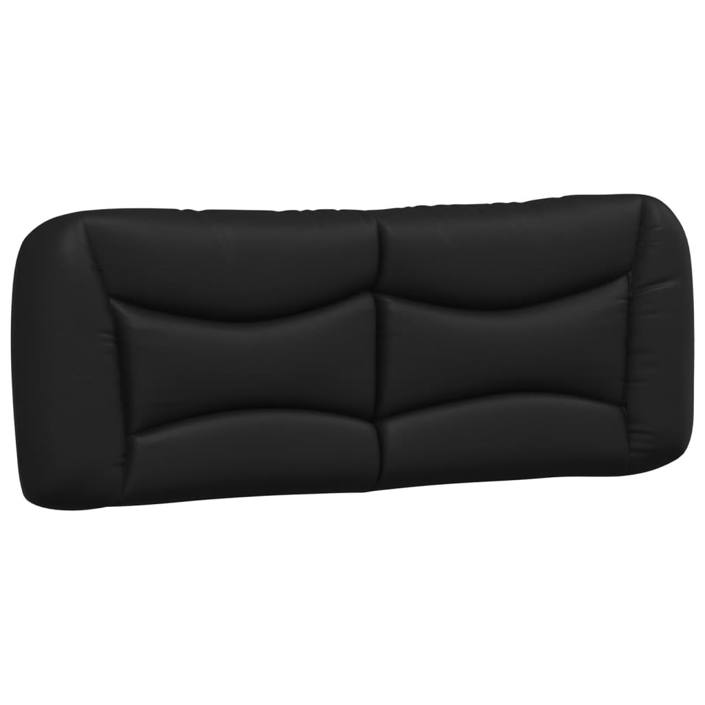 vidaXL Headboard Cushion Black 135 cm Faux Leather 2