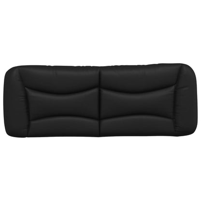 vidaXL Headboard Cushion Black 135 cm Faux Leather 5