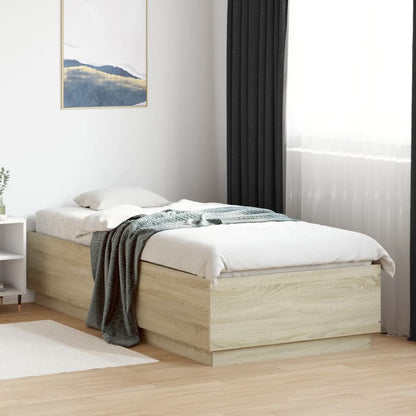 Bed Frame without Mattress 90x200 cm Sonoma oak