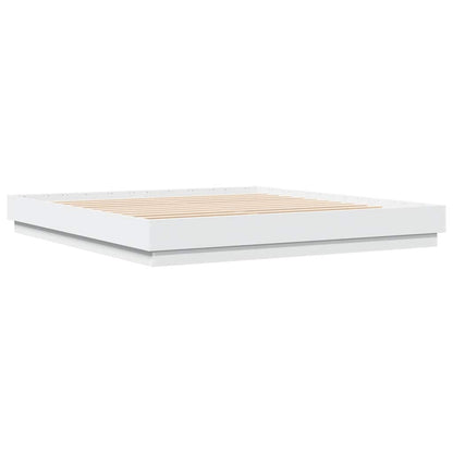 Bed Frame without Mattress 180x200 cm White