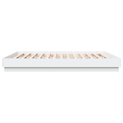Bed Frame without Mattress 180x200 cm White