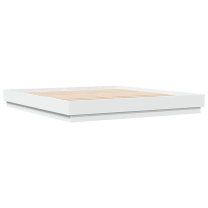 Bed Frame without Mattress 180x200 cm White