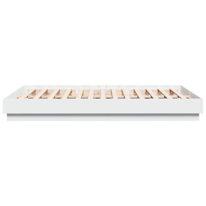 Bed Frame without Mattress 120x200 cm White