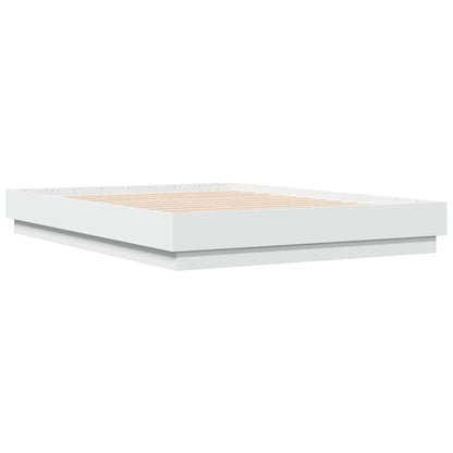 Bed Frame without Mattress 135x190 cm White