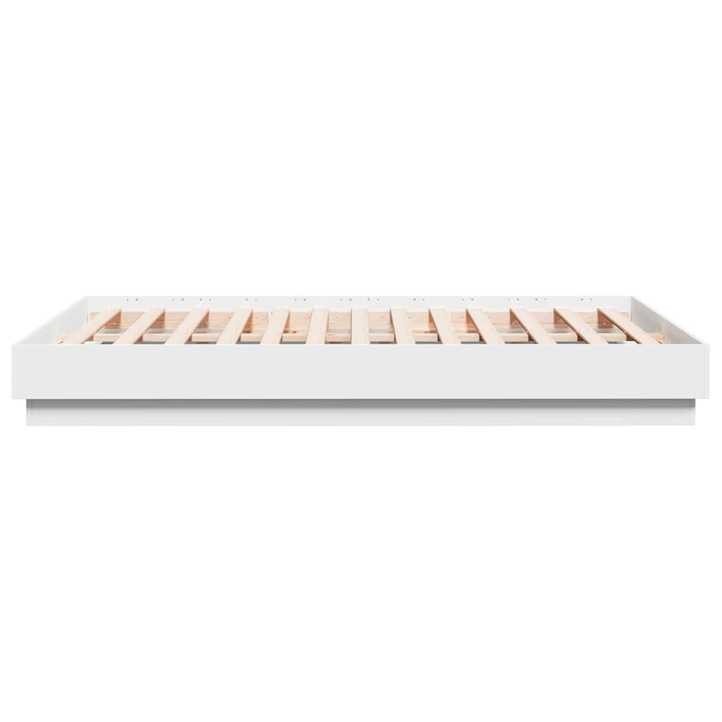 Bed Frame without Mattress 120x190 cm White