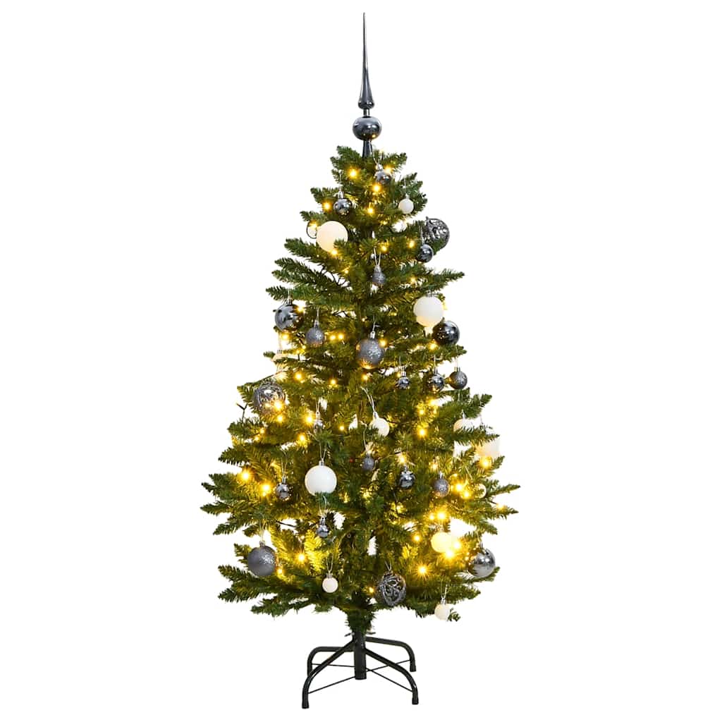 vidaXL Artificial Christmas Tree 120 cm 150 LEDs Warm White Green Ø 68 x 120 cm