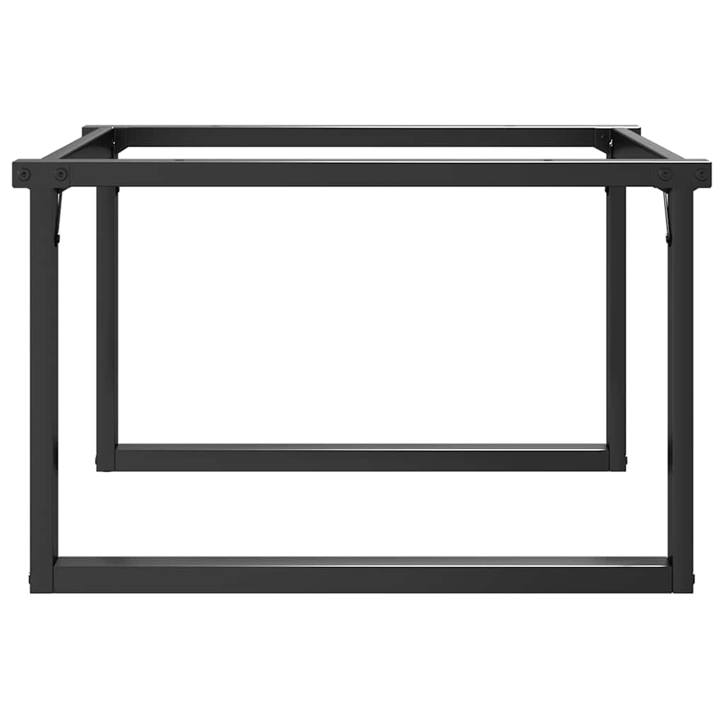 vidaXL Coffee Table Legs O-Frame 70x60x43 cm Steel 6