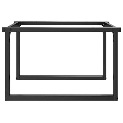 vidaXL Coffee Table Legs O-Frame 70x60x43 cm Steel 6