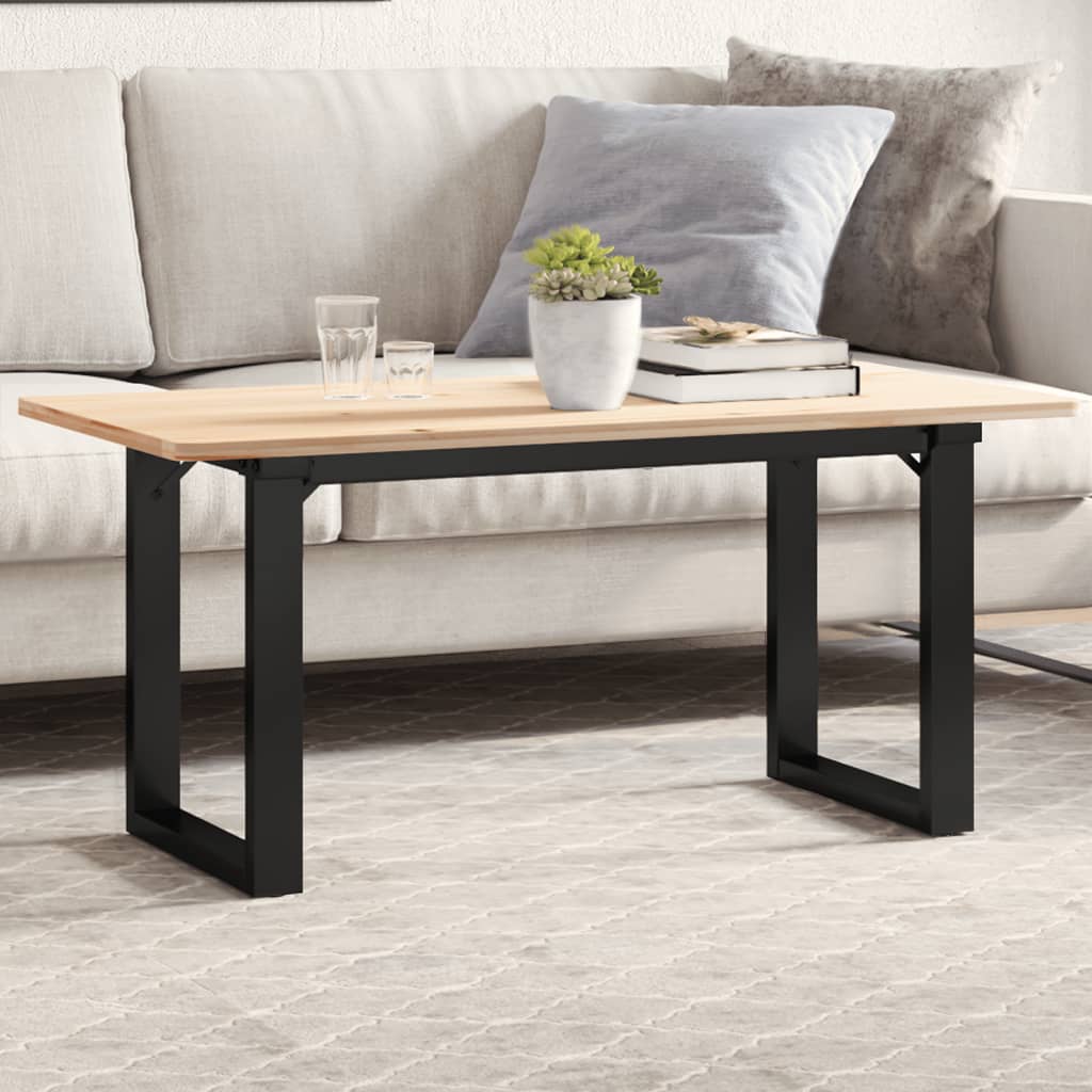 vidaXL Coffee Table Legs O-Frame 80x40x43 cm Steel 1
