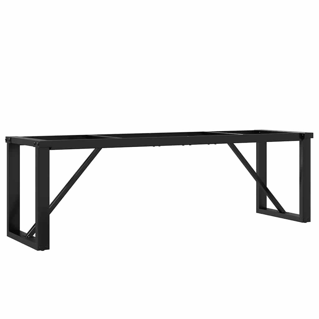 vidaXL Coffee Table Legs O-Frame 140x30x43 cm Steel 2