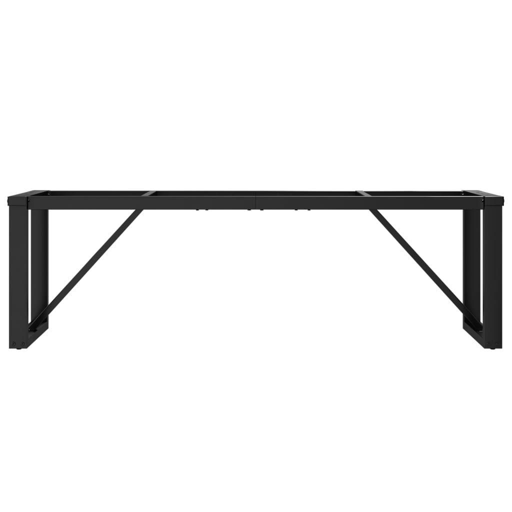 vidaXL Coffee Table Legs O-Frame 140x30x43 cm Steel 4