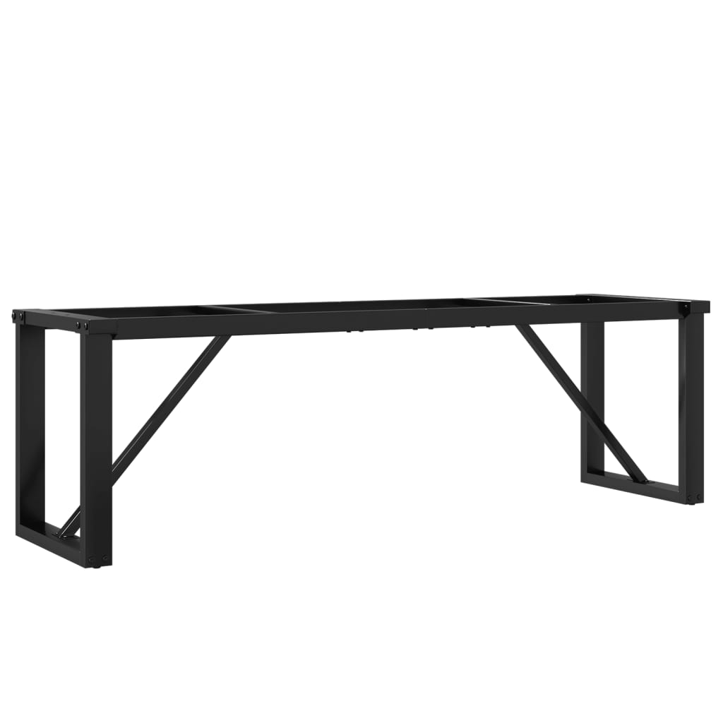 vidaXL Coffee Table Legs O-Frame 140x30x43 cm Steel 6