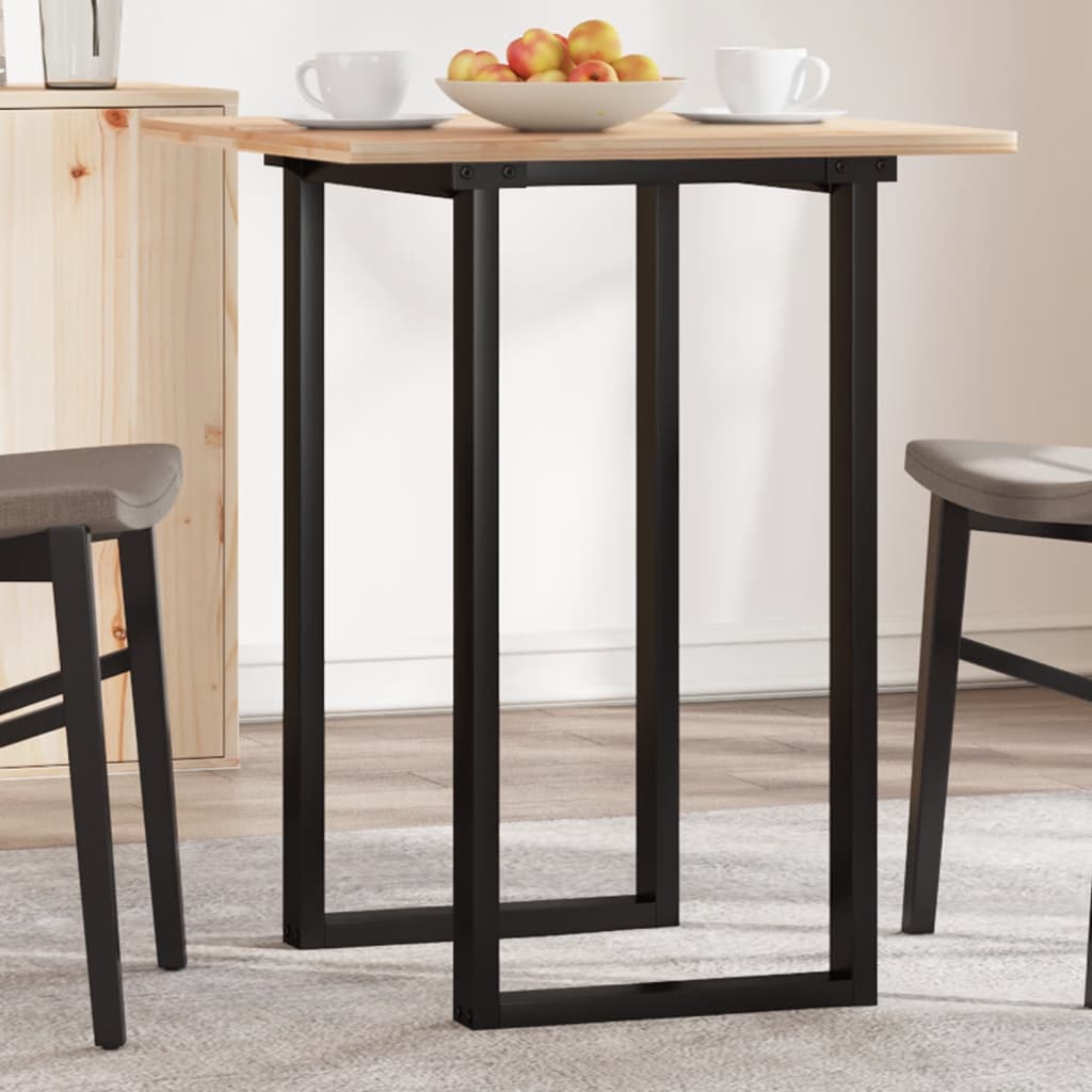 vidaXL Dining Table Legs O-Frame 40x40x73 cm Steel 3