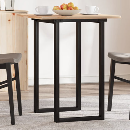 vidaXL Dining Table Legs O-Frame 40x40x73 cm Steel 3