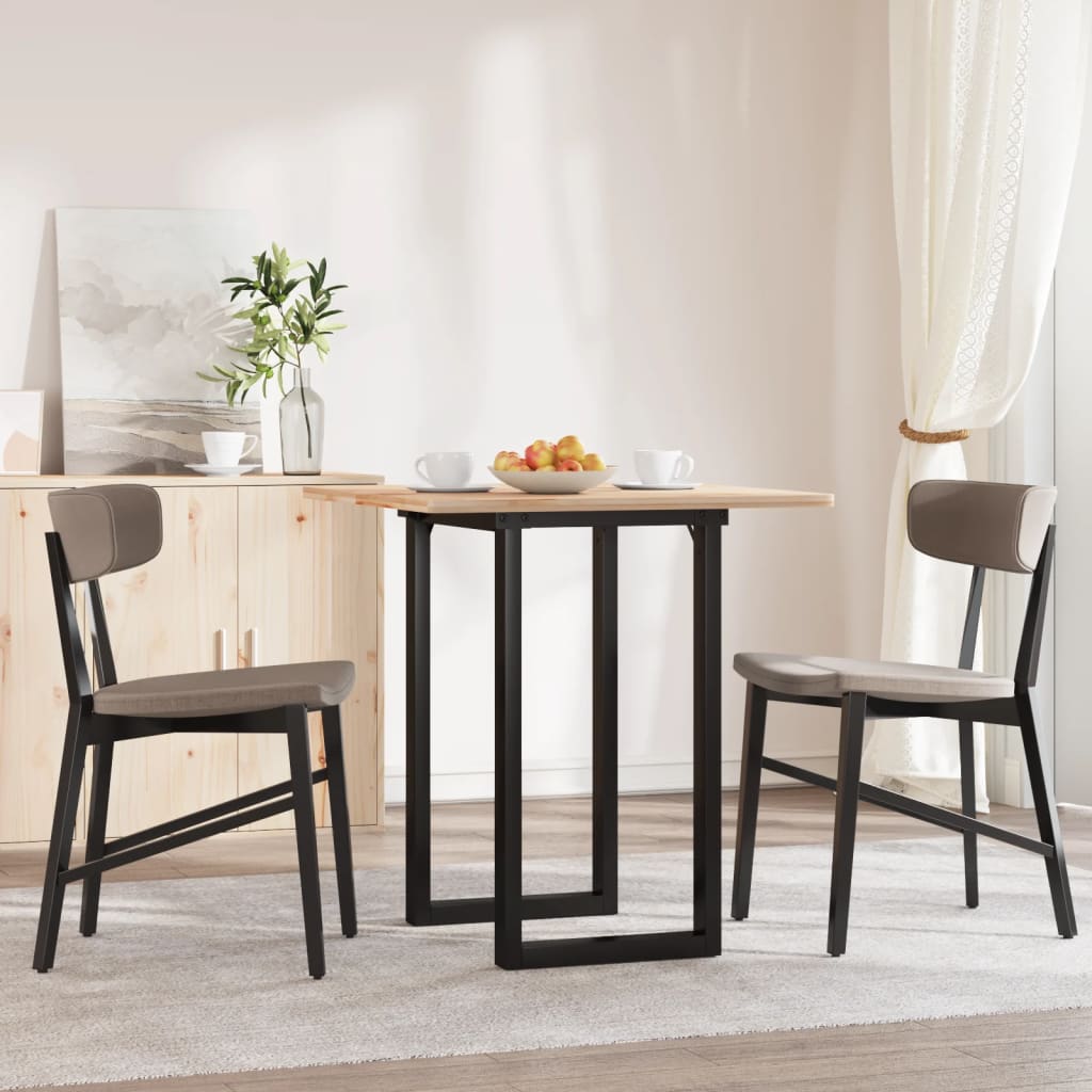 vidaXL Dining Table Legs O-Frame 50x40x73 cm Steel 1