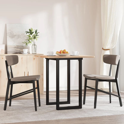 vidaXL Dining Table Legs O-Frame 50x40x73 cm Steel 1