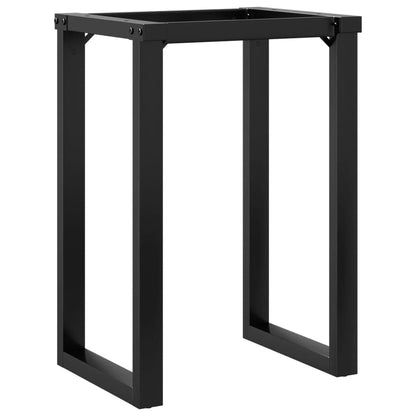 vidaXL Dining Table Legs O-Frame 60x50x73 cm Steel 2