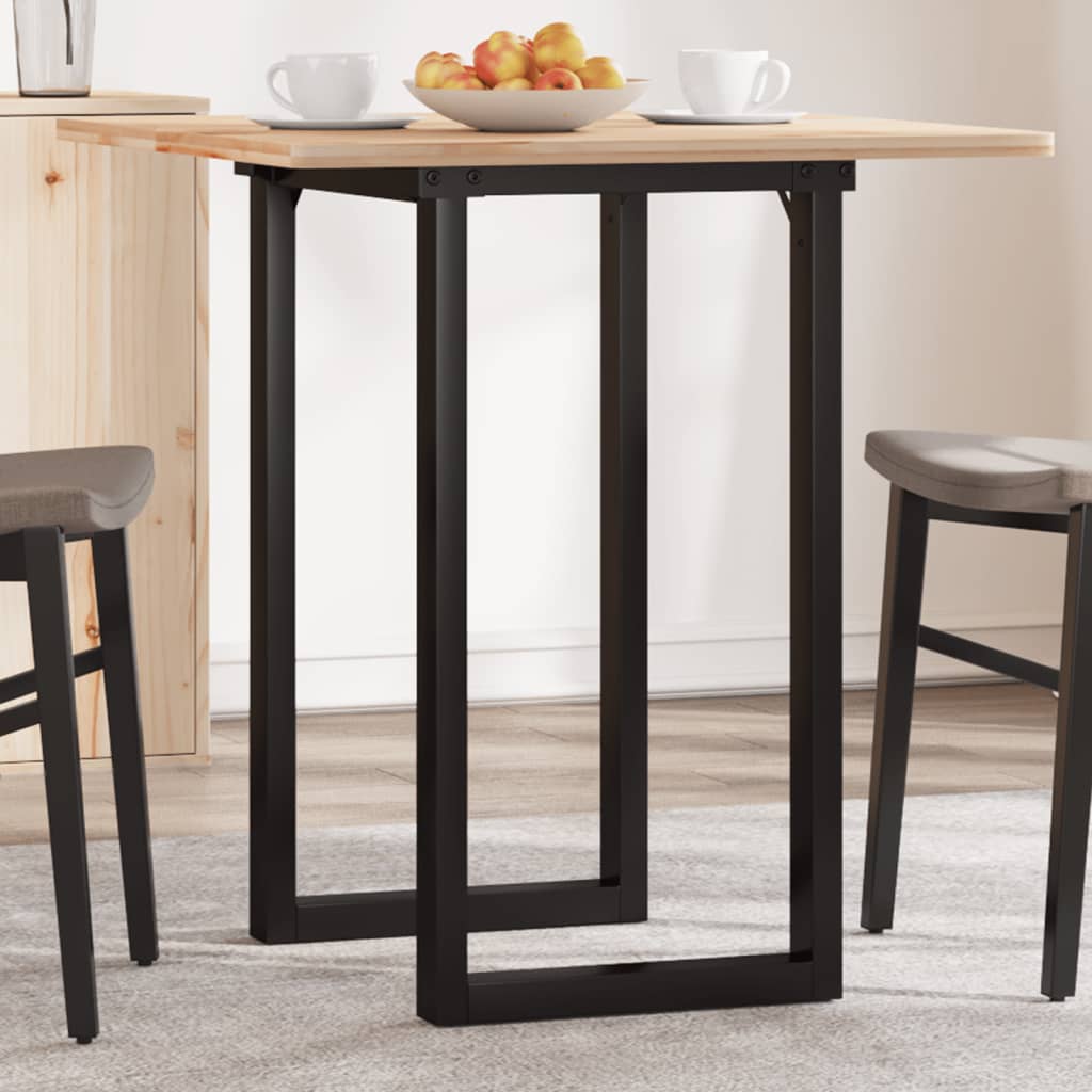 vidaXL Dining Table Legs O-Frame 60x50x73 cm Steel 3
