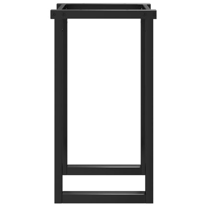 vidaXL Dining Table Legs O-Frame 60x50x73 cm Steel 5