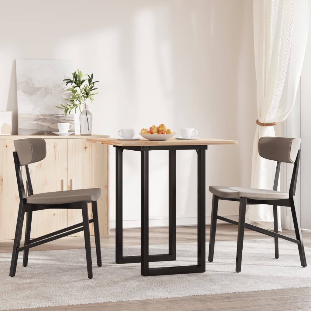 vidaXL Dining Table Legs O-Frame 60x50x73 cm Steel 1