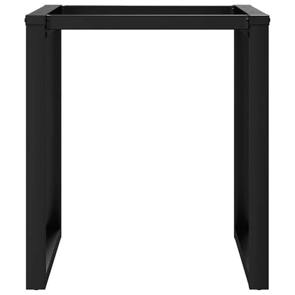 vidaXL Dining Table Legs O-Frame 60x60x73 cm Steel 4