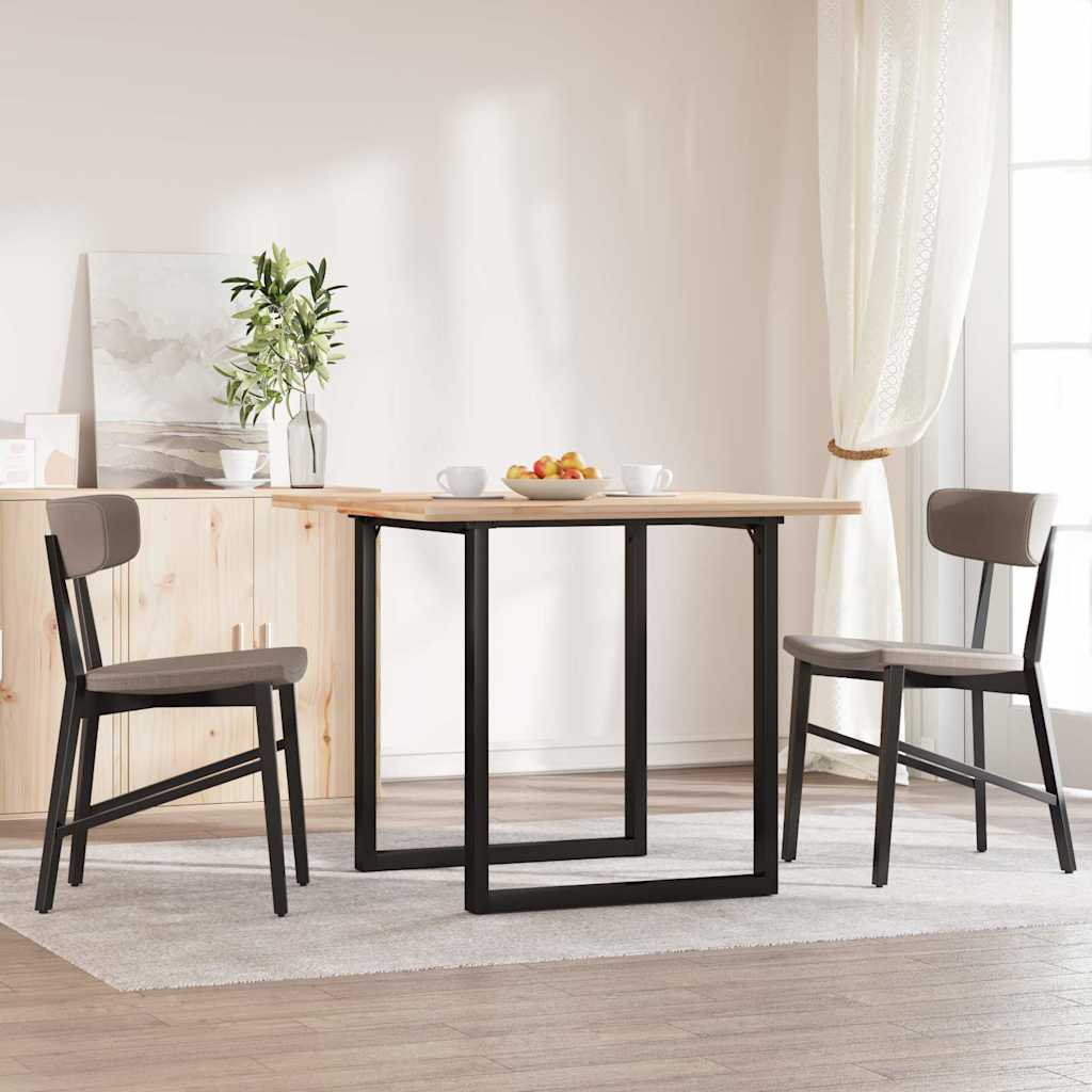 vidaXL Dining Table Legs O-Frame 60x60x73 cm Steel 1