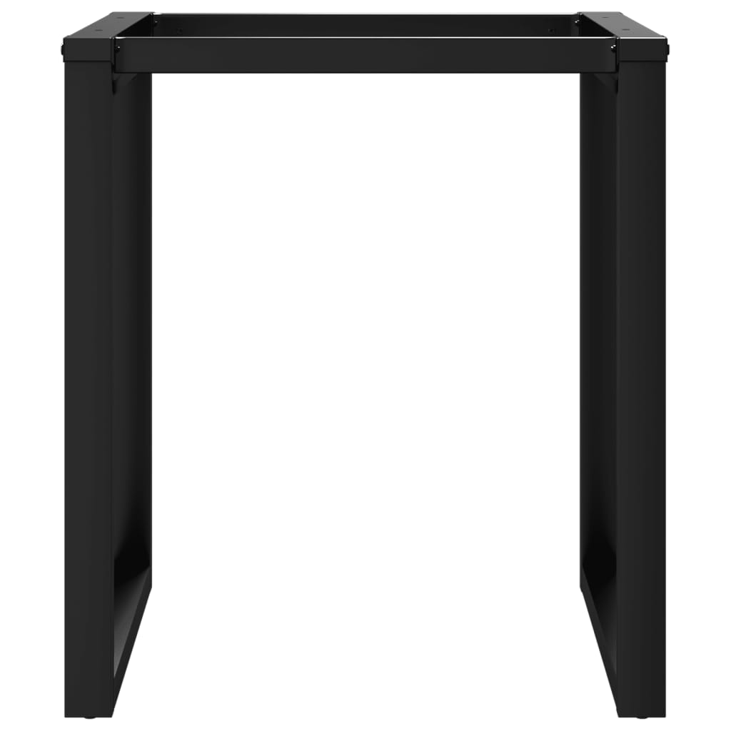 vidaXL Dining Table Legs O-Frame 70x70x73 cm Steel 4