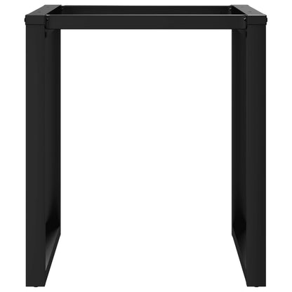 vidaXL Dining Table Legs O-Frame 70x70x73 cm Steel 4