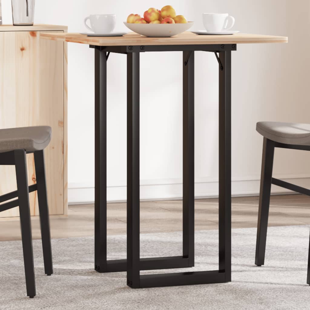 vidaXL Dining Table Legs O-Frame 80x40x73 cm Steel 3