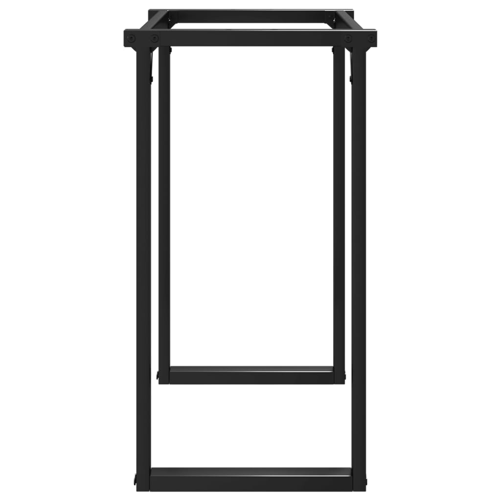vidaXL Dining Table Legs O-Frame 80x40x73 cm Steel 5