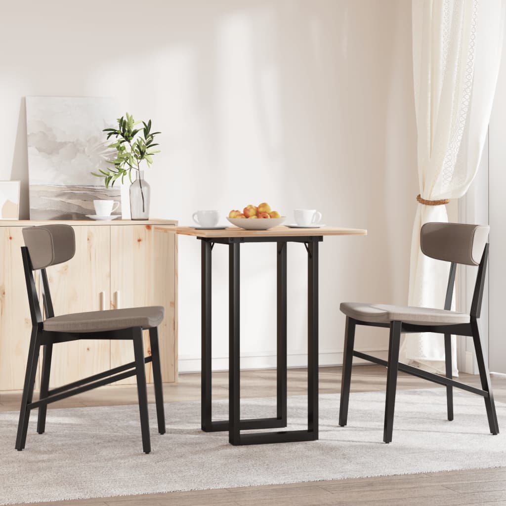 vidaXL Dining Table Legs O-Frame 80x40x73 cm Steel 1