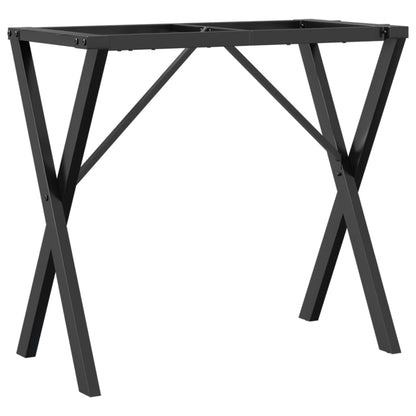 vidaXL Dining Table Legs X-Frame 80x40x73 cm Steel 2